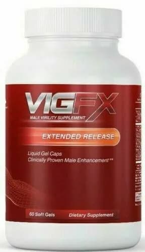 VigFX Extended Release Liquid Gel Capsules Male Enhancement Pills 30 Days