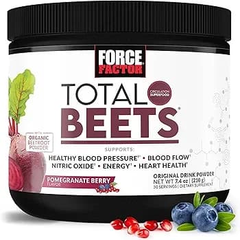 Total Beets NO3-T Nitric Oxide Powder, 30 Servings by Force Factor
