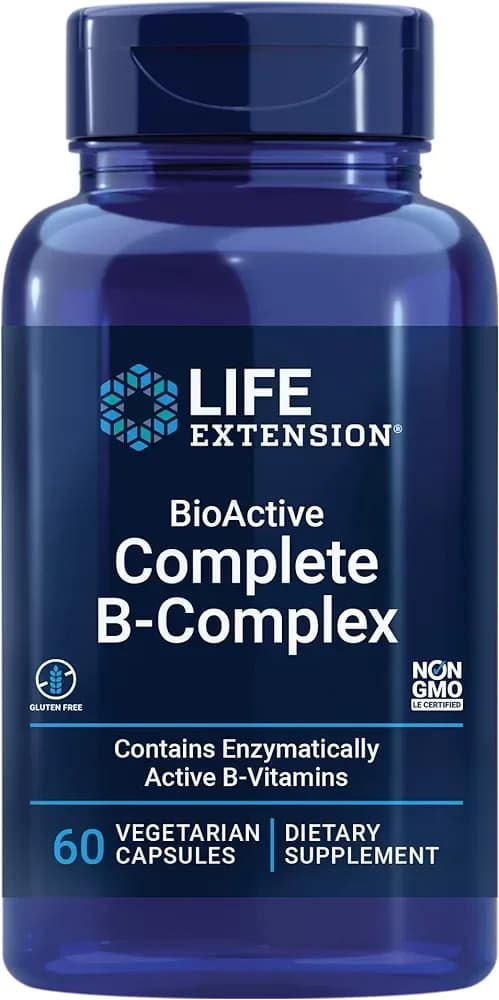 BioActive Complete B-Complex, 60 Veg Capsules by Life Extension