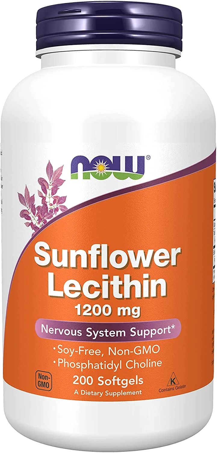Non-GMO Sunflower Lecithin, 200 Count by NOW
