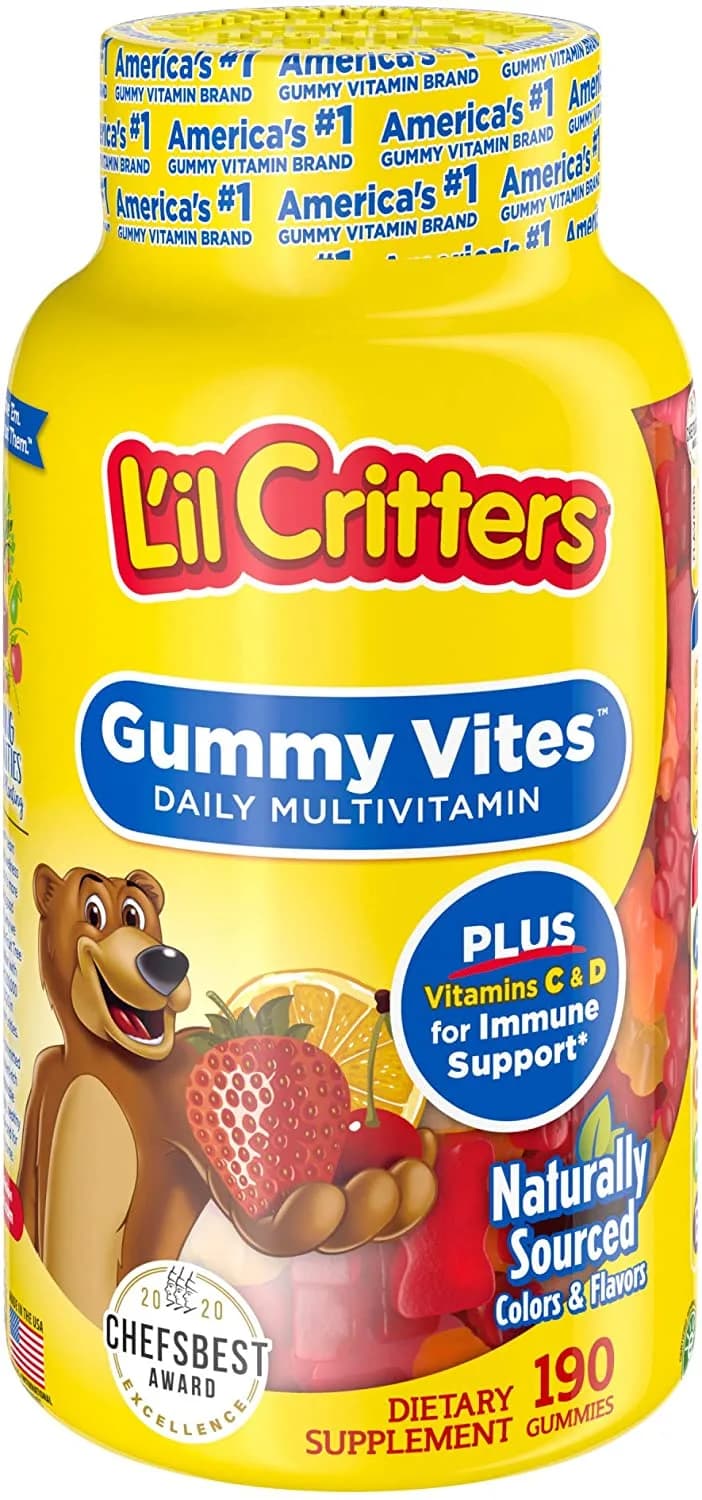 Gummy Vites Complete Kids Gummy Vitamins, 190 Count by L'il Critters