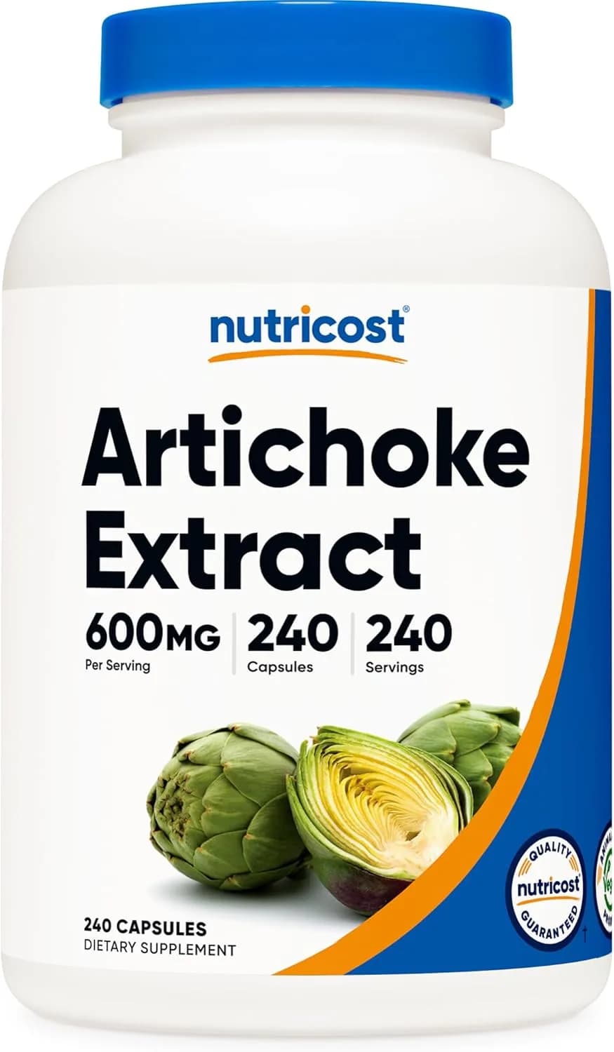 Nutricost Artichoke Extract 600mg, 240 Vegetarian Capsules