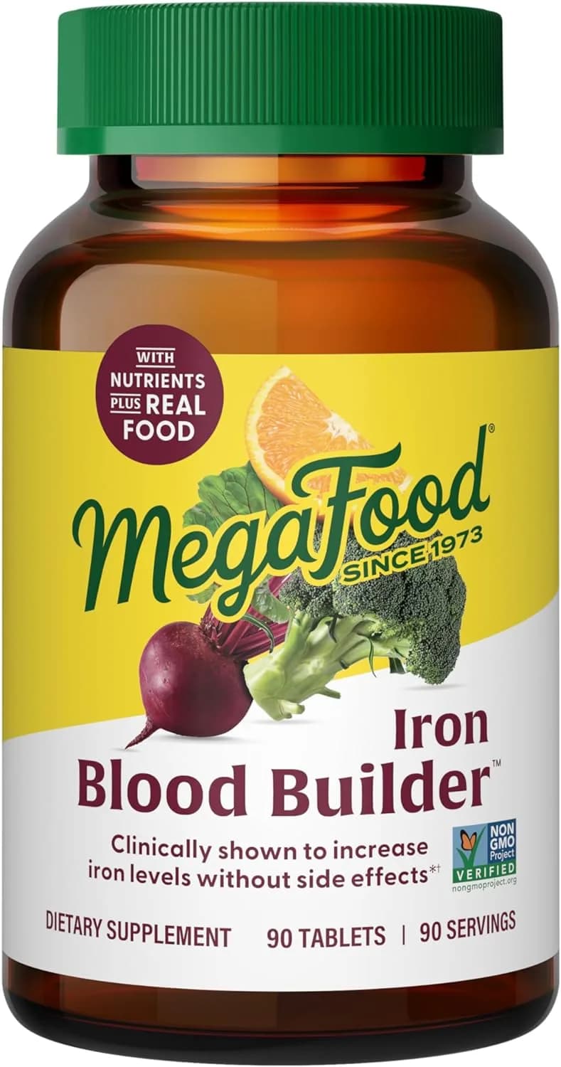 MegaFood, Blood Builder-Iron, 90 Tablets