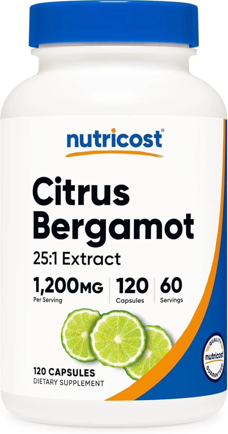 Nutricost Citrus Bergamot Capsules 1,200mg, 120 Capsules