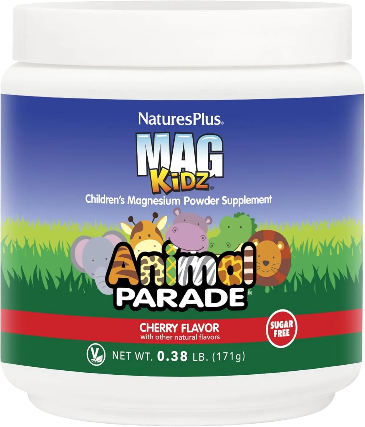 Animal Parade MagKidz Cherry Flavor, 171 g by NaturesPlus