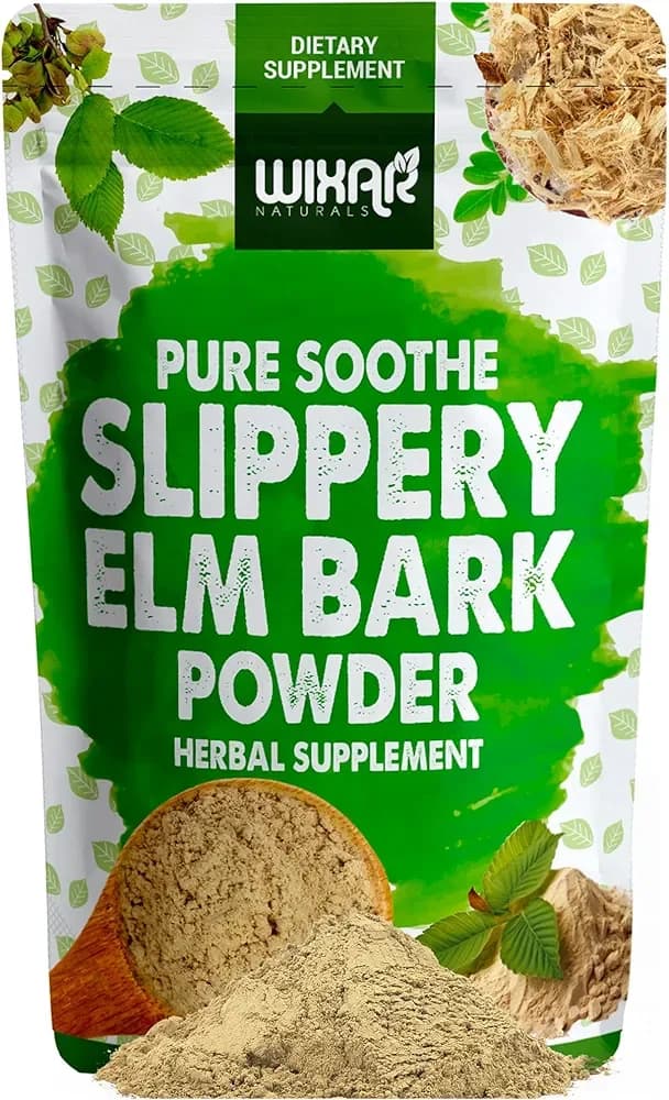 WIXAR Slippery Elm Bark Powder Digestive Relief, 142 g