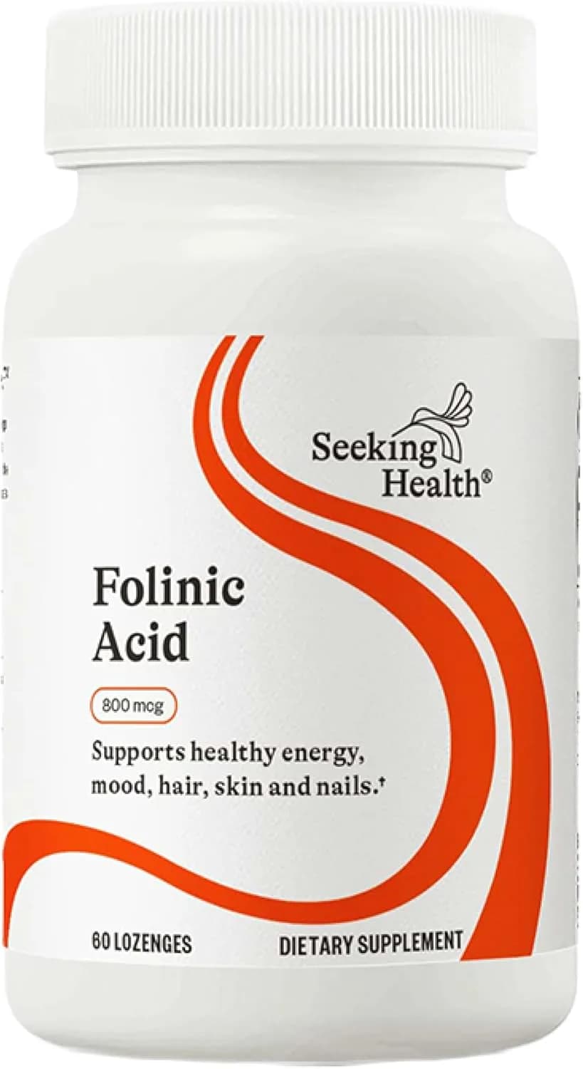 Folinic Acid Lozenges The Methyl-Free Alternative, 60 Lozenges by Seeking Health