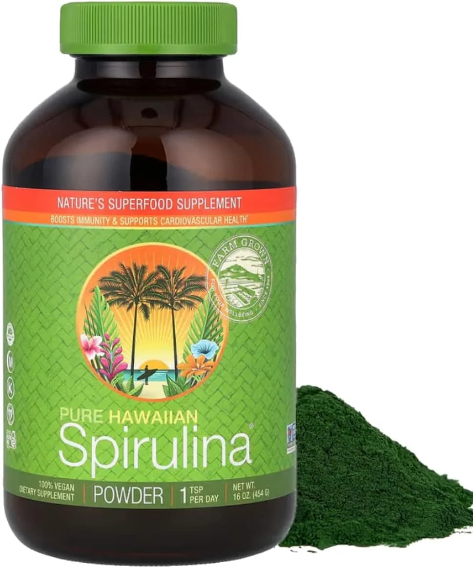 Pure Hawaiian Spirulina Powder, 454 g by Nutrex