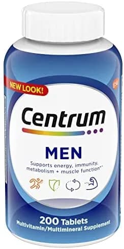 Multivitamin for Men, 200 Tablets by Centrum