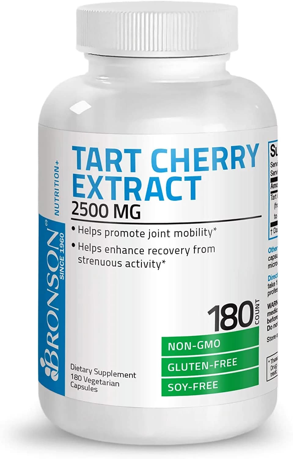Tart Cherry Extract Joint & Antioxidant Support, 2500 mg, 180 Veg Capsules by BRONSON Vitamins