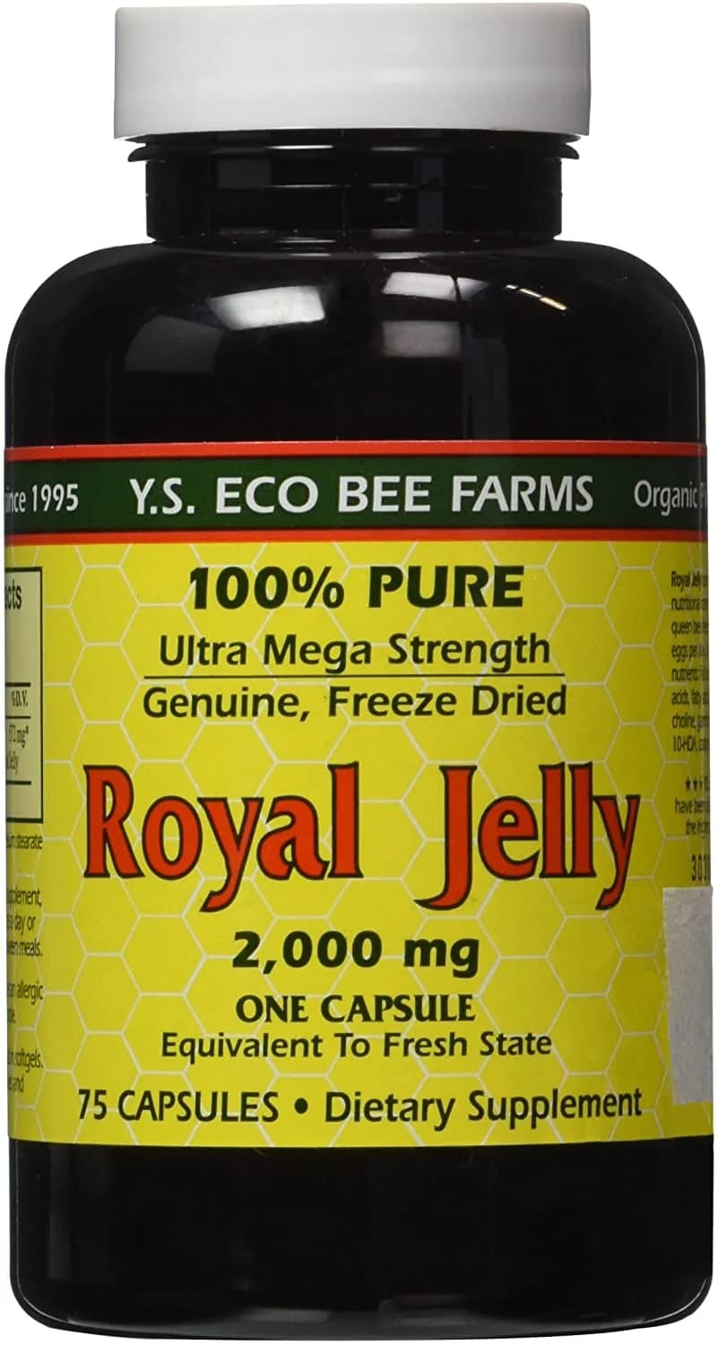 Royal Jelly, 2000 mg, 75 Capsules by Y.S. Eco Bee Farms