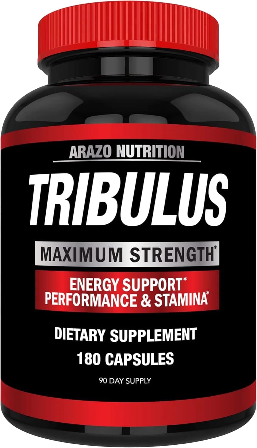 Tribulus Terrestris Extract Powder, 1500 mg, 180 Capsules by Arazo Nutrition