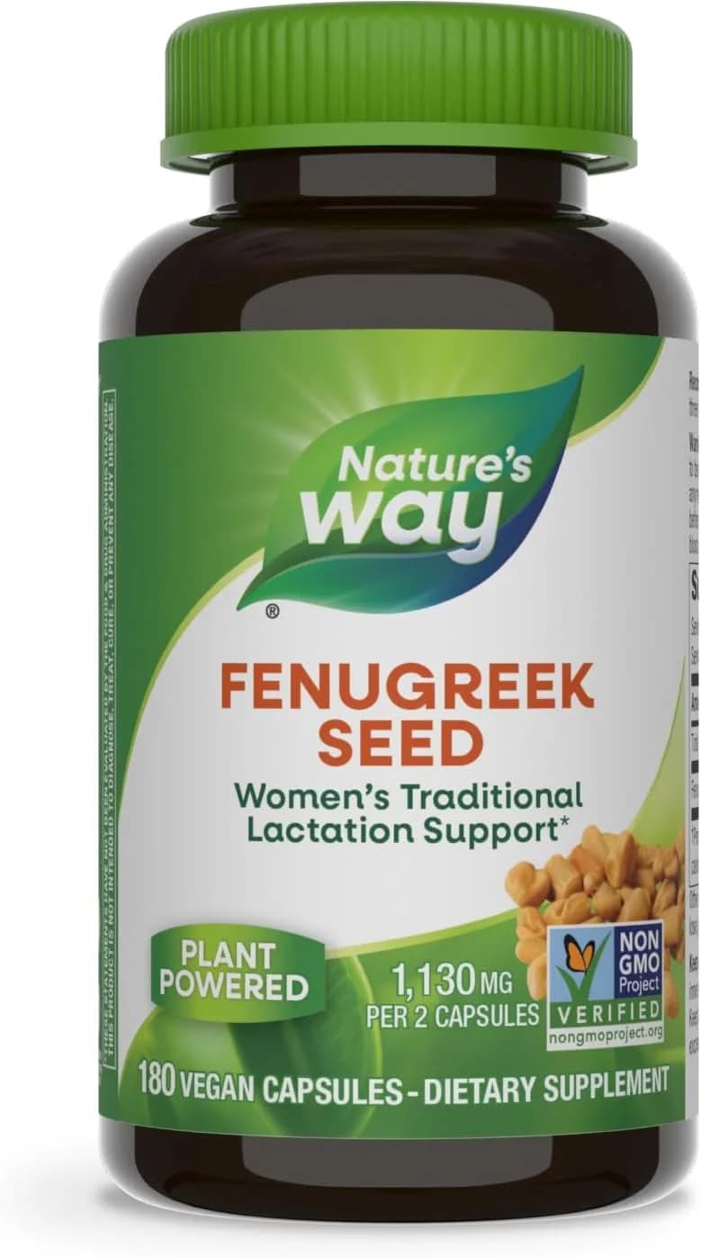 Nature's Way Fenugreek Seed, 180 Count by Nature's Way
