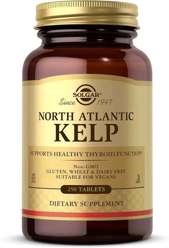 Solgar Solgar North Atlantic Kelp | Thyroid & Metabolic Support | 250 Tablets