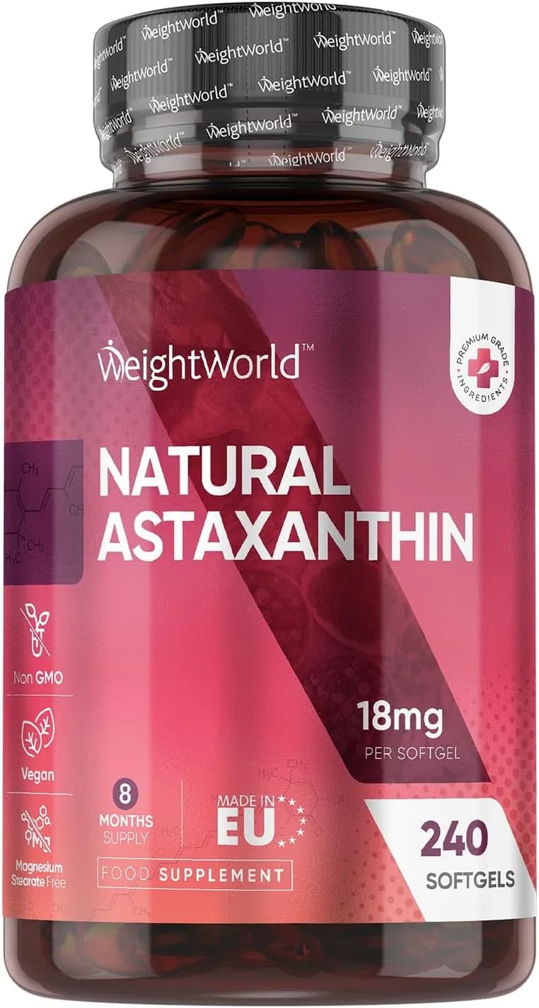 WeightWorld Astaxanthin 18mg | 240 Softgels