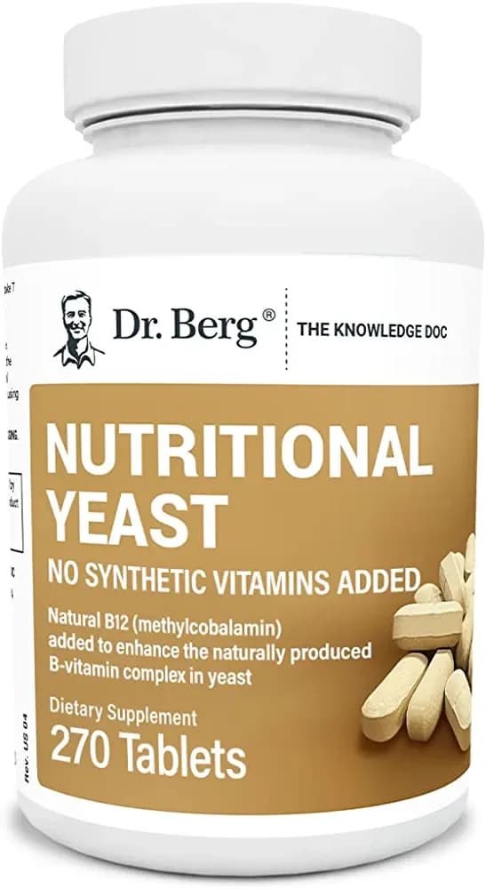 Dr Berg's Nutritional Yeast Tablets, B vitamin