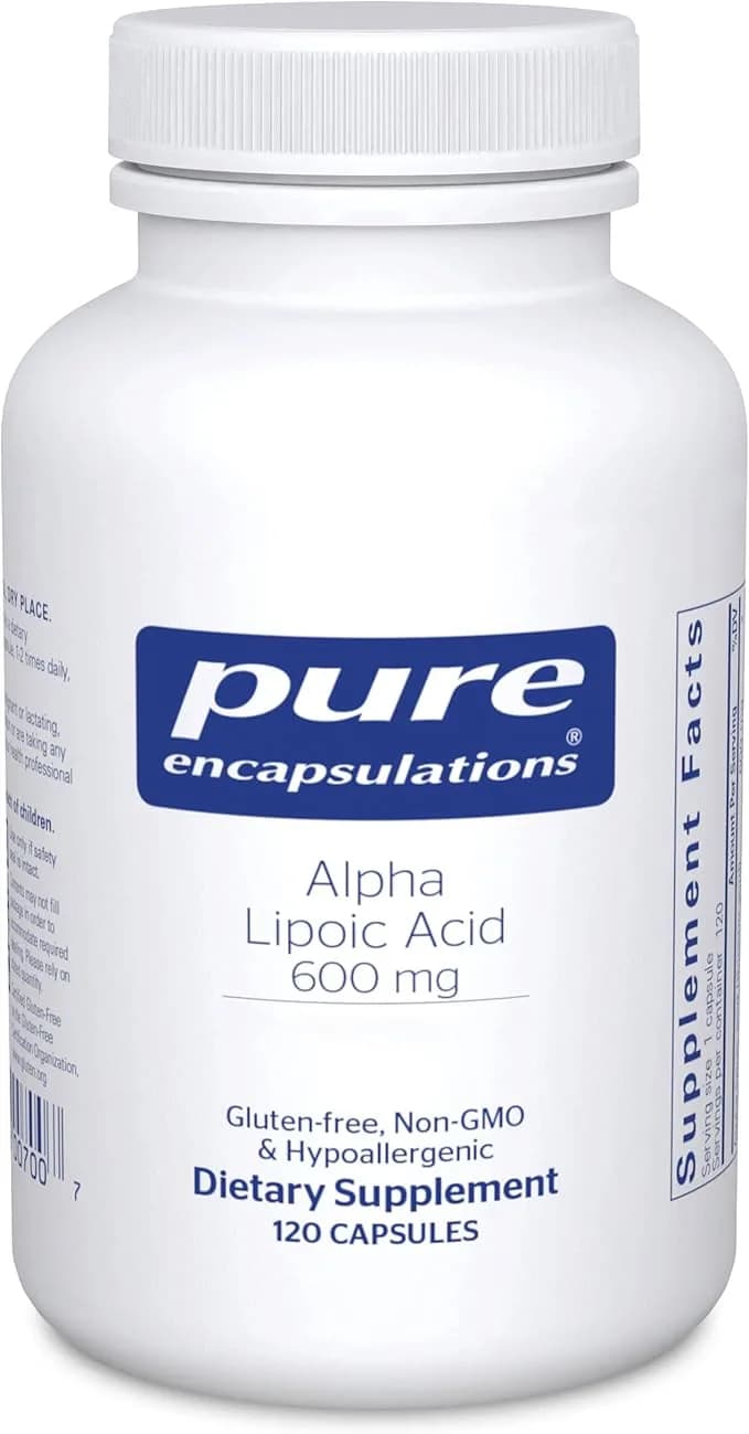 PURE ENCAPSULATIONS Pure Encapsulations Alpha Lipoic Acid 600 mg | Universal Antioxidant |120 Capsules