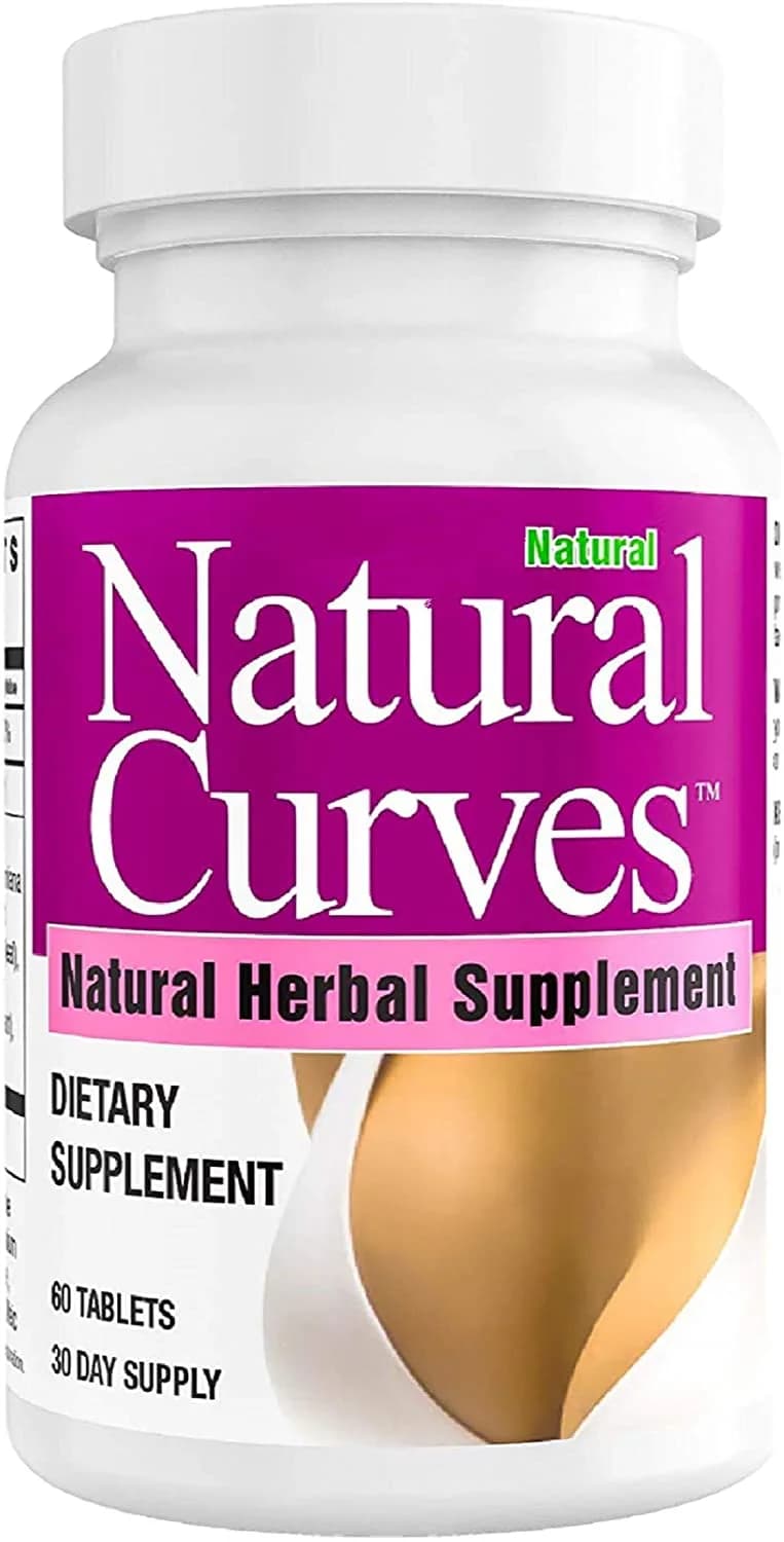 Natural Curves Natural Curves Breast Enhancement Pills Supplement, 60 Capsules