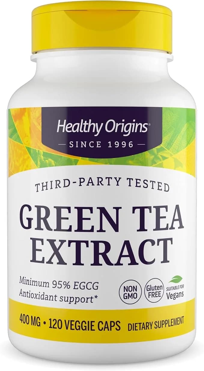 Green Tea Extract, 400 mg, 120 Capsules by Healthy Origins