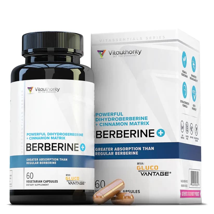 Vitauthority, Berberine Plus with Dihydroberberine and Ceylon Cinnamon, 60 Capsules