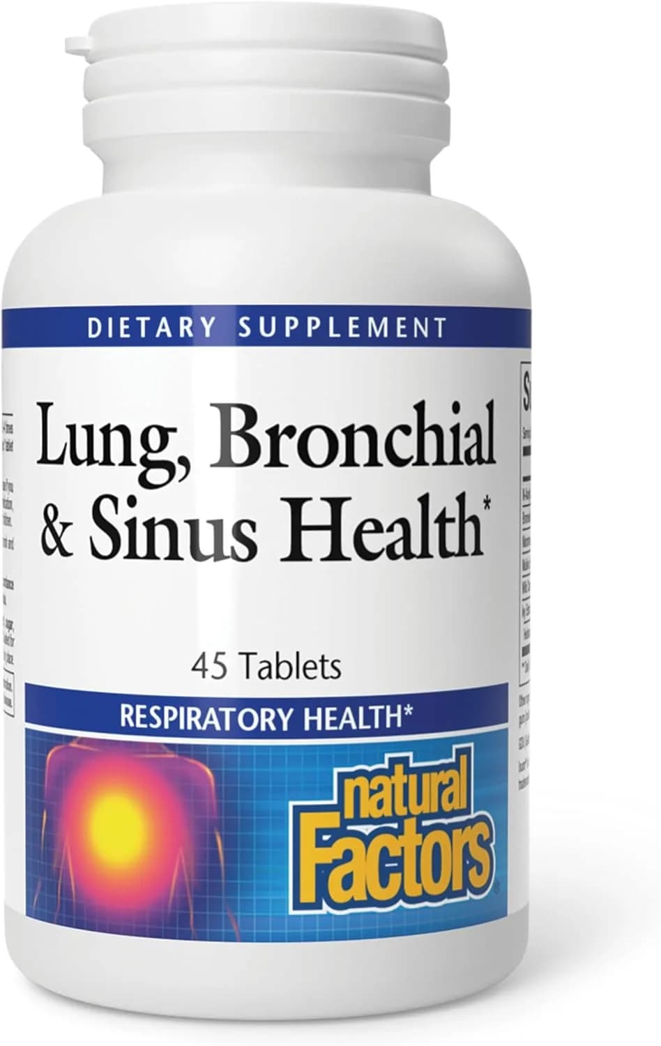 Lung Bronchial & Sinus Health, 45 Tablets by Natural Factors
