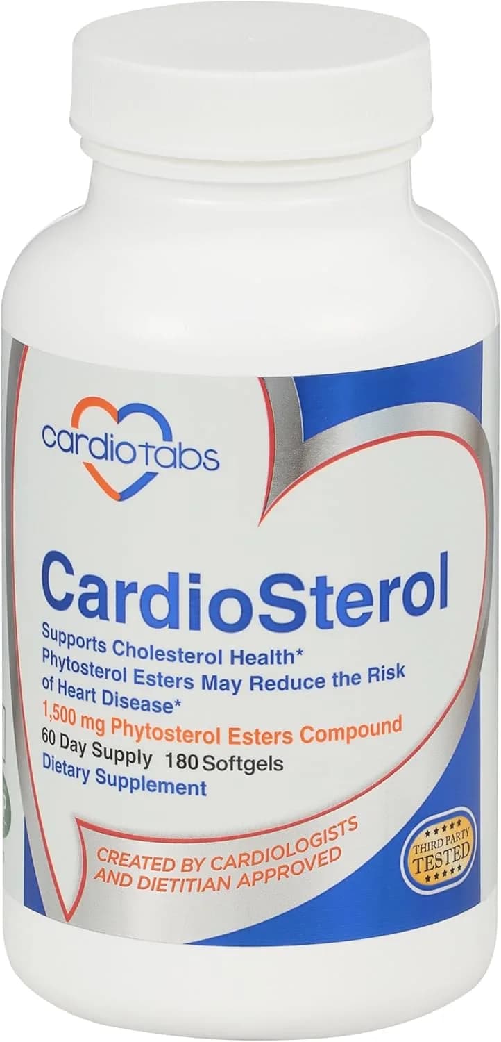 CardioSterol (Phytosterols) | Lowers LDL Naturally | Bio Nutrition | 180 Softgels