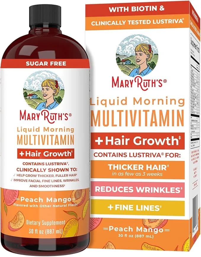 MaryRuth's | Liquid Multivitamin for Hair Growth with Lustriva® | 887 ml