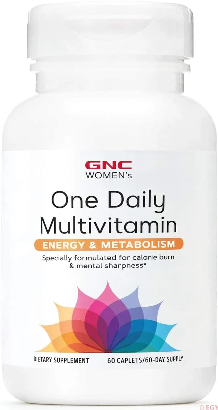 Women's One Daily Multivitamin Energy & Metabolism, 60 Caplets by GNC