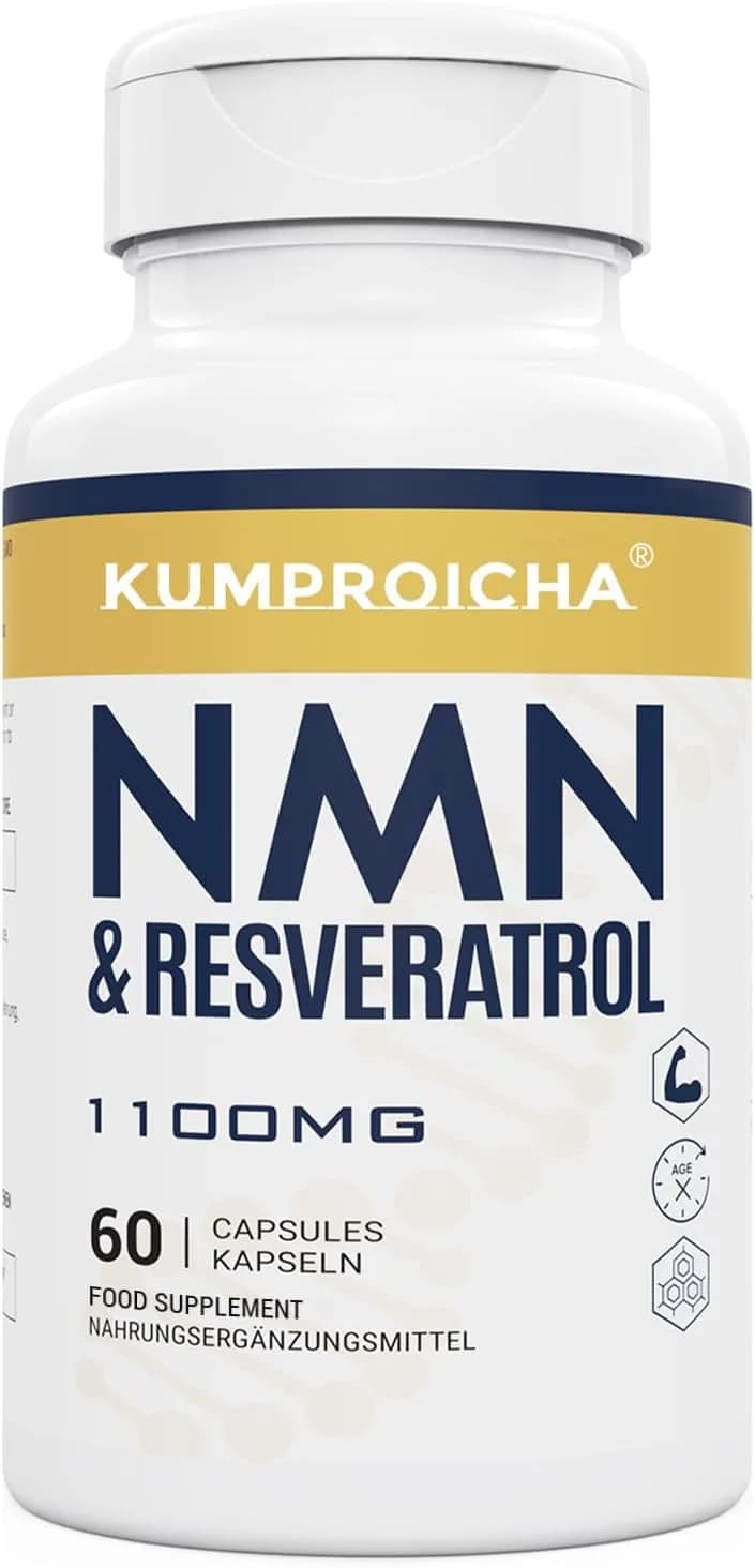 Kumproicha Kumproicha NMN &amp; Trans-Resveratrol - 60 Capsules, 1100 mg