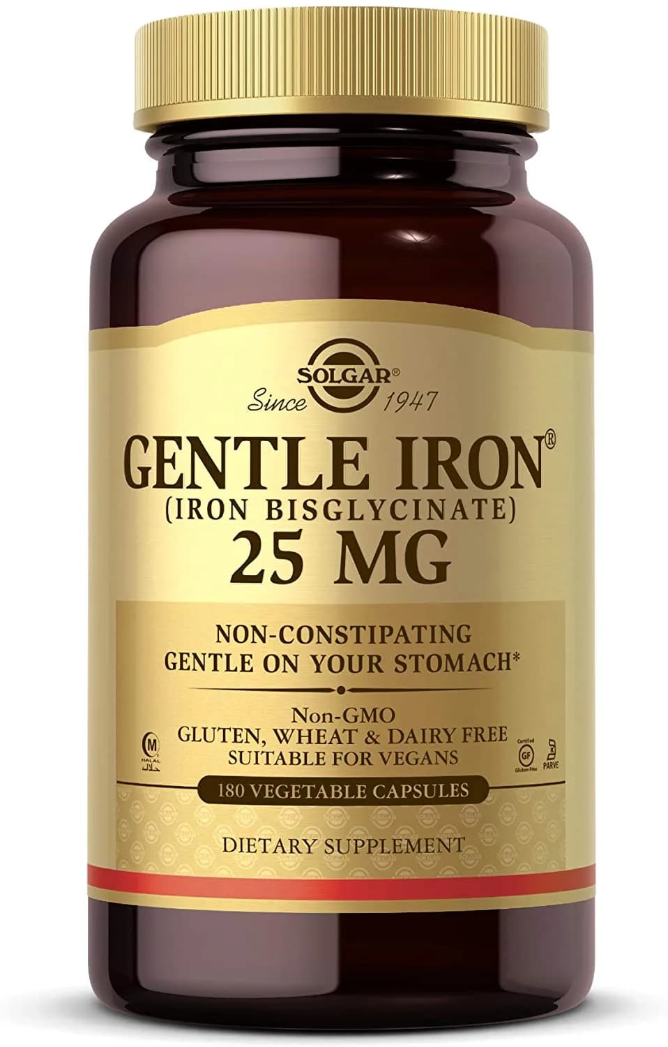 Gentle Iron, 180 Capsules by Solgar