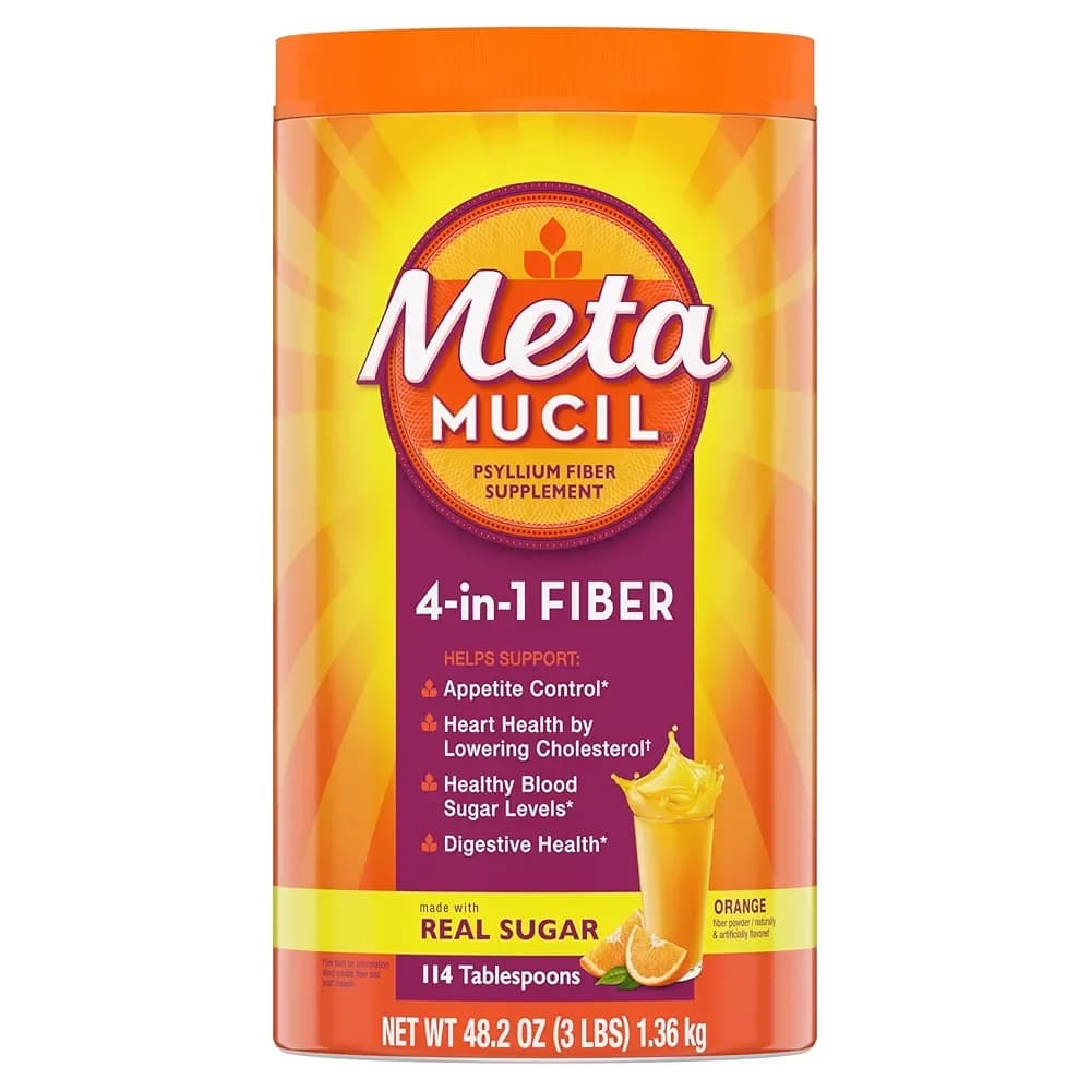4-in-1 Psyllium Fiber Supplement Digestive Health 114 by Metamucil
