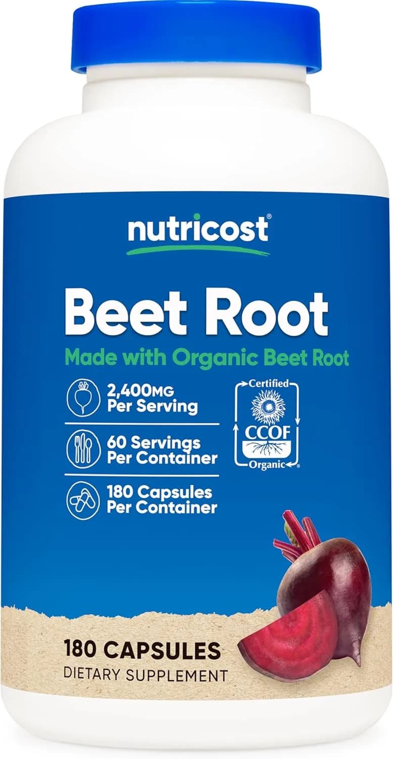 Nutricost Beet Root 2400 mg | 180 Capsules