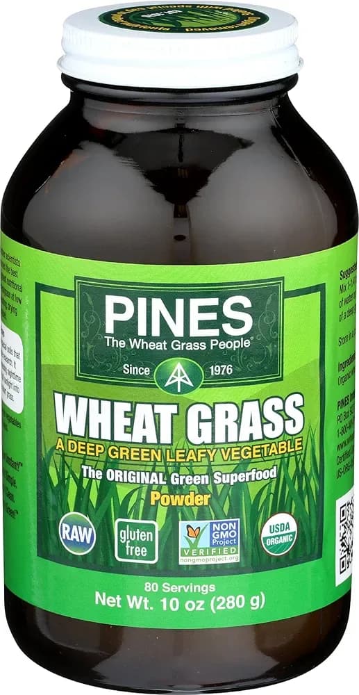 Pines Organic Wheat Grass Powder | Superfood | 280 gm