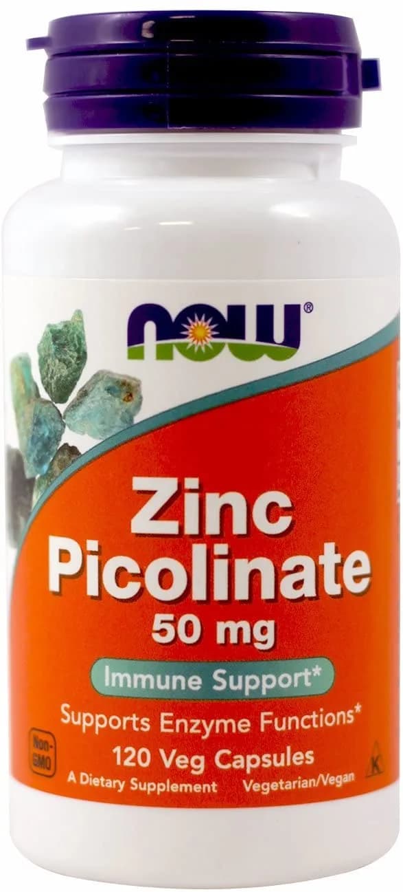 Zinc Picolinate, 50 mg, 120 Capsules by NOW