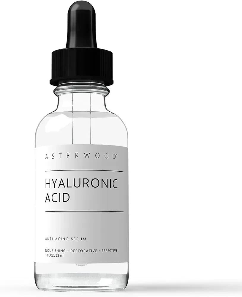 ASTERWOOD NATURALS Pure Hyaluronic Acid Serum for Face, 29 mL