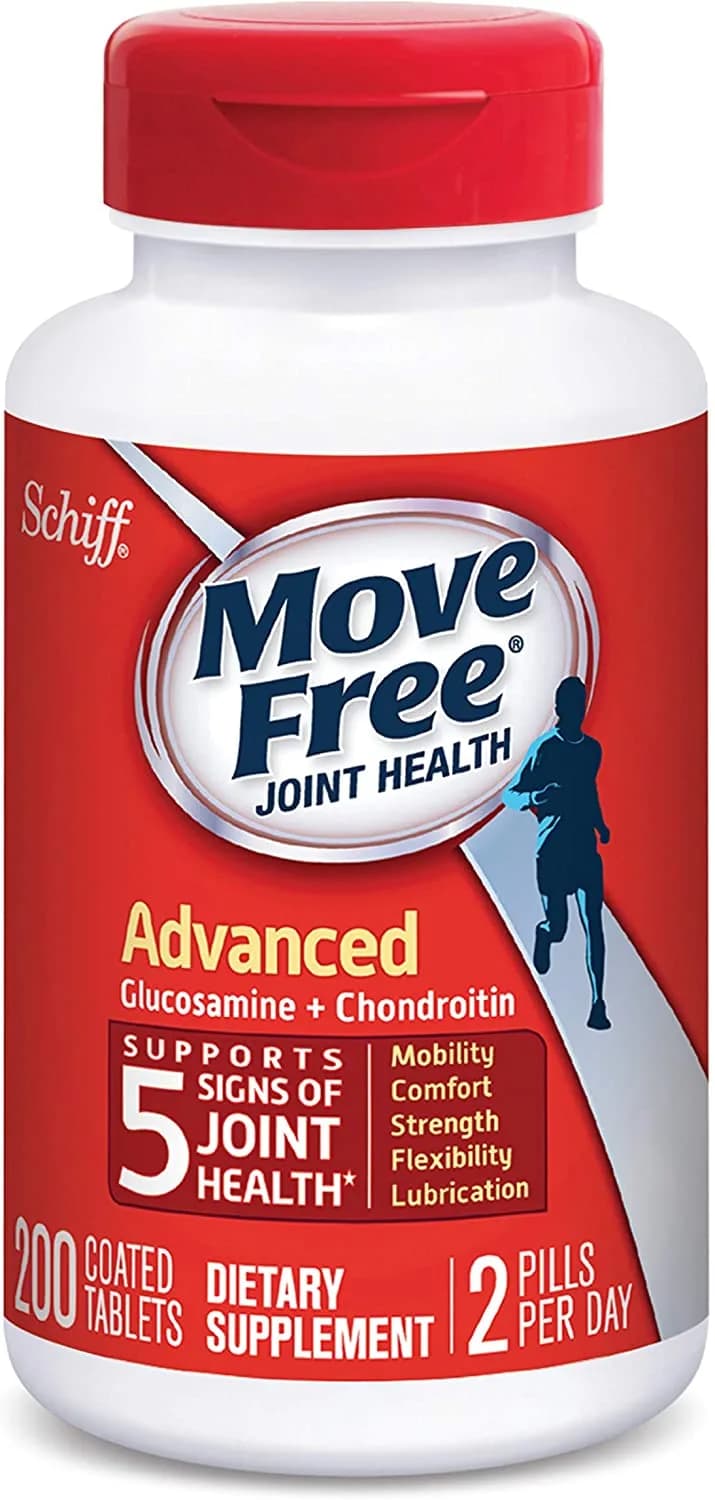 Schiff Move Free Advanced Glucosamine & Chondroitin, 200 Tablets by Schiff