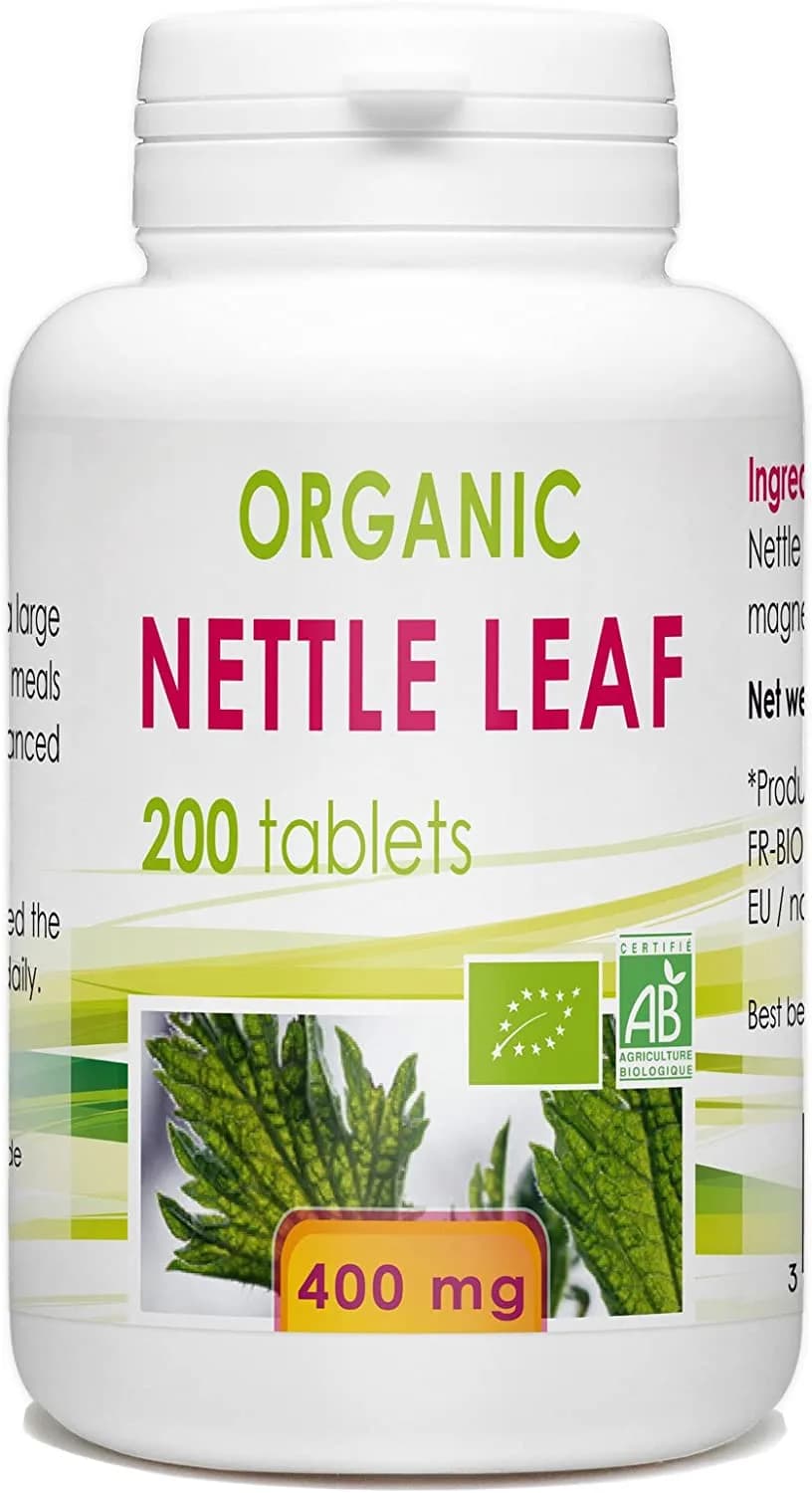 Nettle Leaf Organic, 400 mg, 200 Tablets by Bio Atlantic