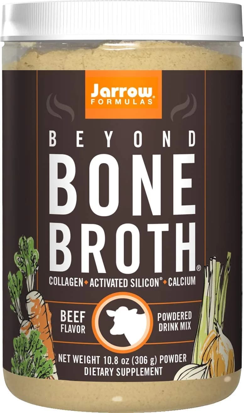 Jarrow Beyond Bone Broth Powder | Collagen, Silicon & Calcium |10.8 Ounce