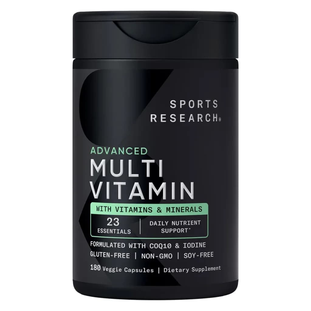 Advanced Multivitamin Comprehensive Cellular Energy, 600 mg, 180 Capsules by Sports Research