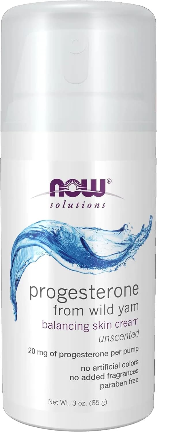 Natural Progesterone, 20 mg, 85 g by NOW