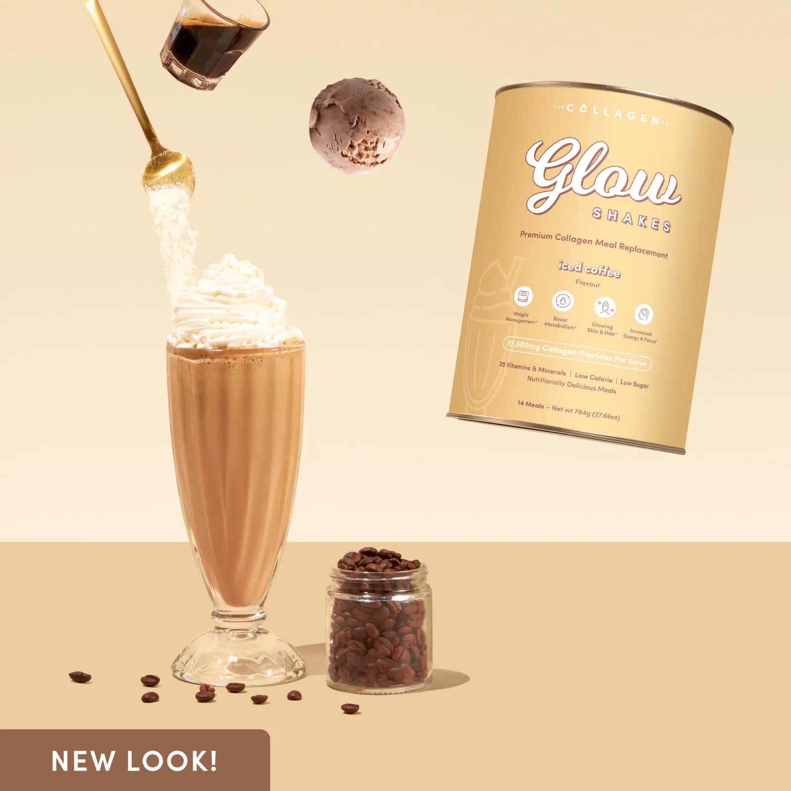 Iced coffee Collagen Meal Replacement - 784g