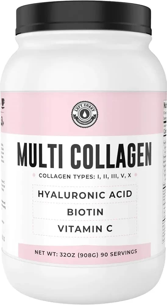 Multi Collagen Powder with Biotin, Hyaluronic Acid, Vitamin C | 908 Gm