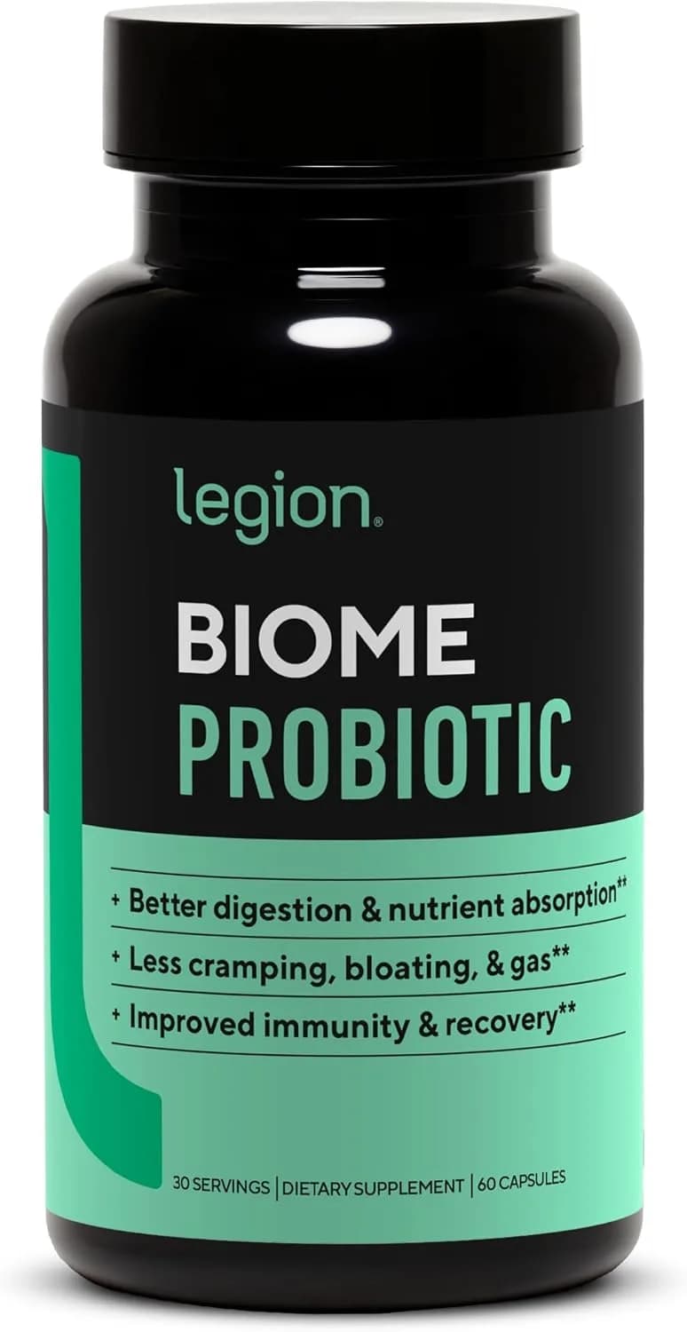 LEGION Biome Probiotic Gut Health & Digestive Support, 30 Servings
