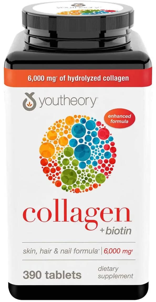 youtheory Collagen type I II and III, 390 Count by youtheory