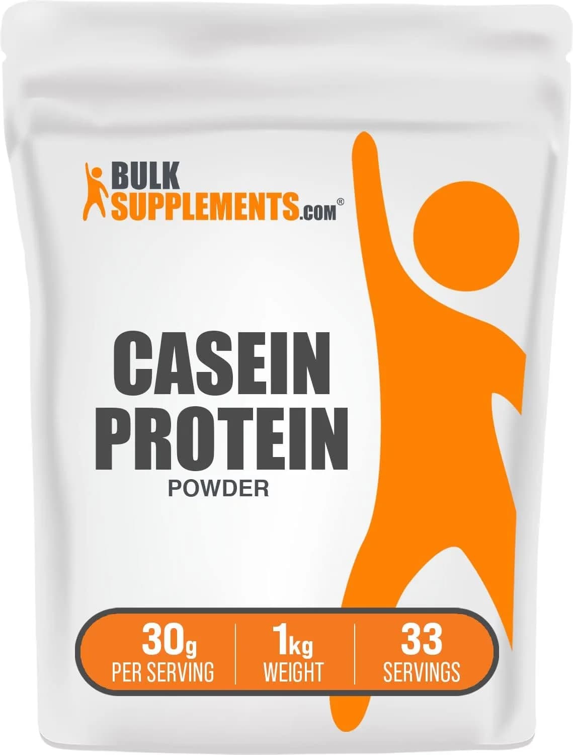 Casein Protein Powder Micellar Casein Powder, 30 g by BulkSupplements