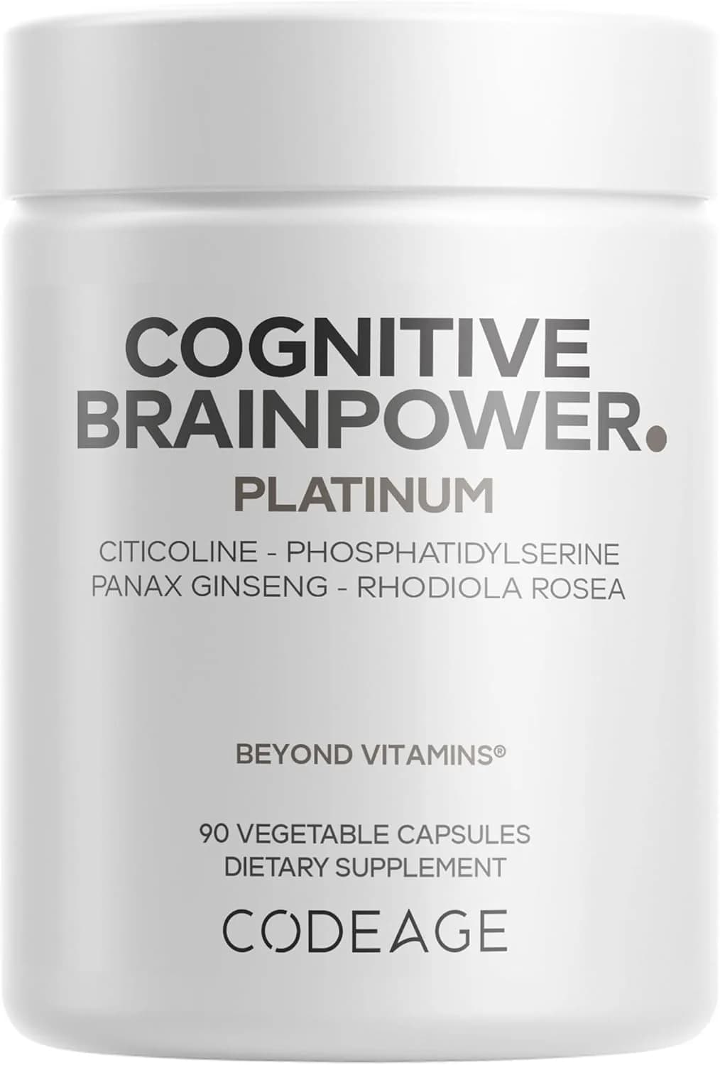 Codeage Cognitive Brainpower Platinum | 90 Capsules