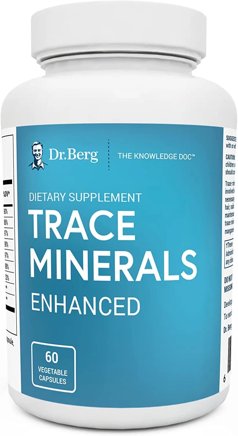 Dr Berg's Trace Minerals Enhanced Complex, 60 Capsules by Dr Berg's