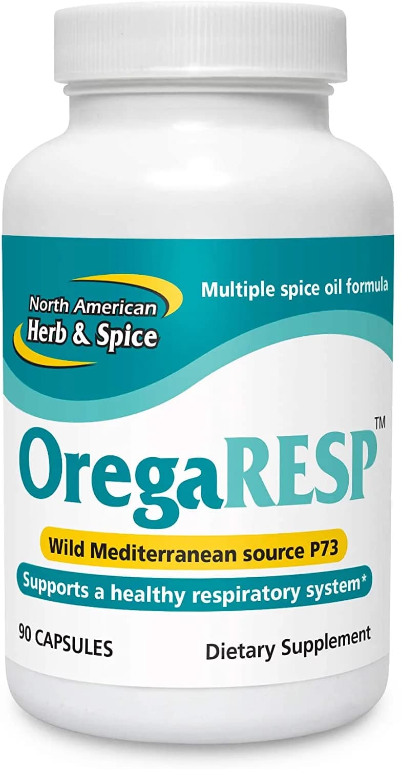 North American Herb & Spice OregaResp - 90 Veggie Capsules - Immune & Respiratory Health - Cumin, Sage, Oregano Oil - Safe for Children & Pets, Non-GMO - 90 Total Servings