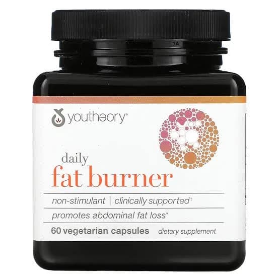 Daily Fat Burner Vegetarian Capsules Healthy Weight, 60 Count by youtheory