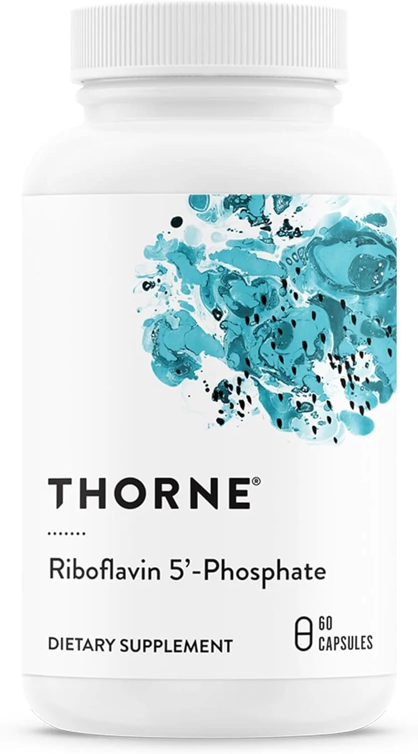 Thorne Riboflavin 5-Phosphate R5P Bioactive B2 for MTHFR, 60 Capsules by Thorne